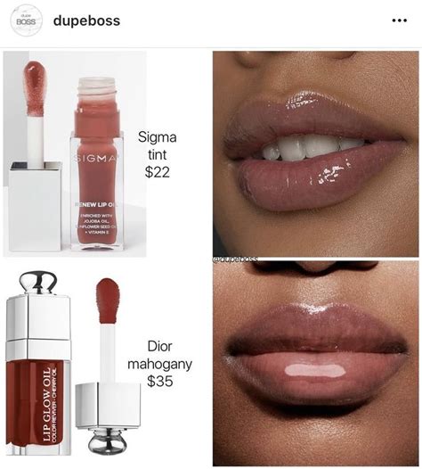 dior addict lip glow mahogany dupe